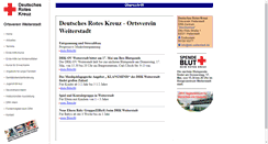 Desktop Screenshot of drk-weiterstadt.de